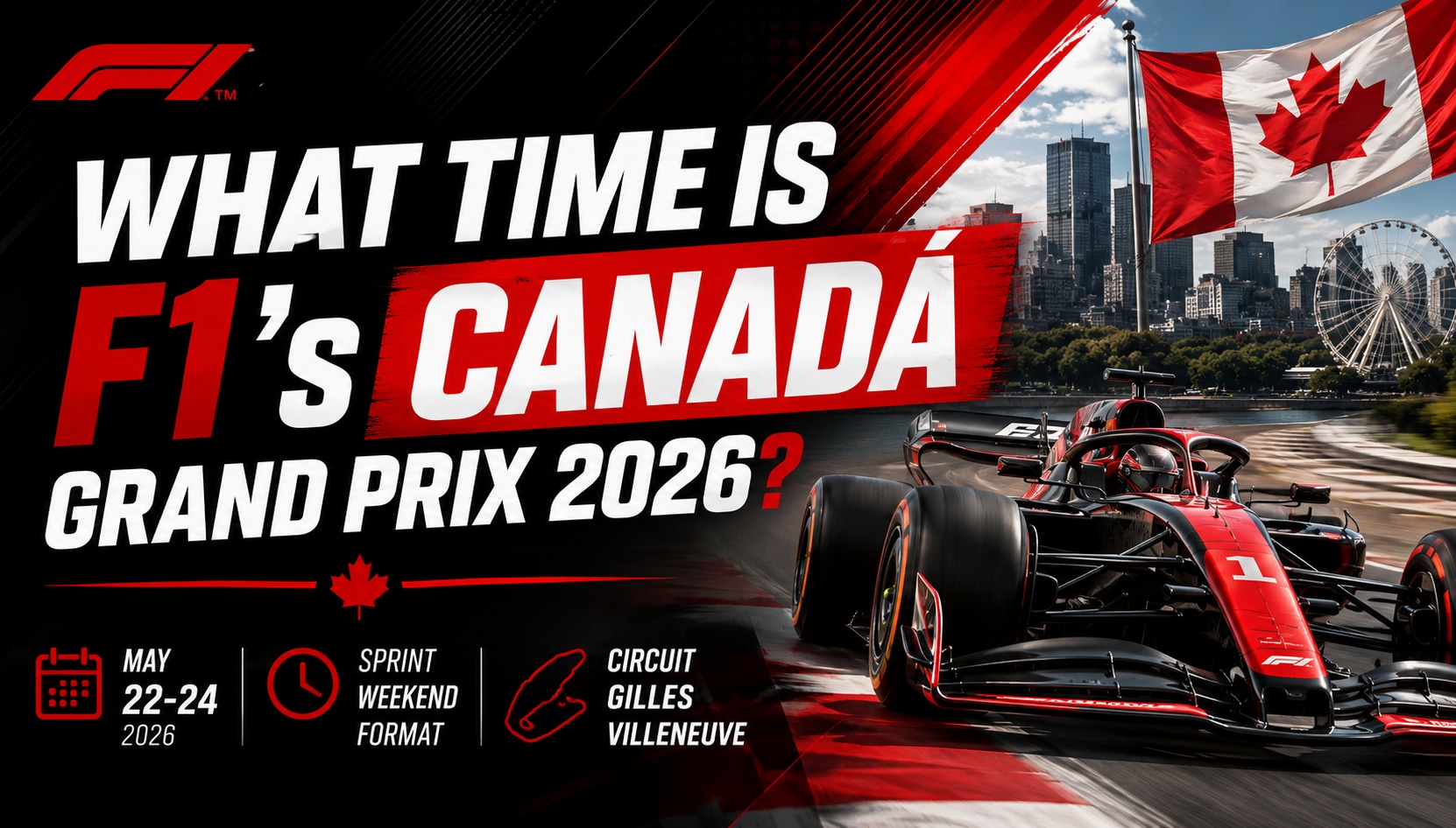 Find out the date, time, where to watch live on TV and how to follow the 2026 Canadian Formula 1 Grand Prix in Montreal live online (Image made by Depor with support from AI Chat GPT)