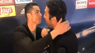 Un encuentro de dos cracks: el gran gesto de Cristiano Ronaldo con Buffon [VIDEO]