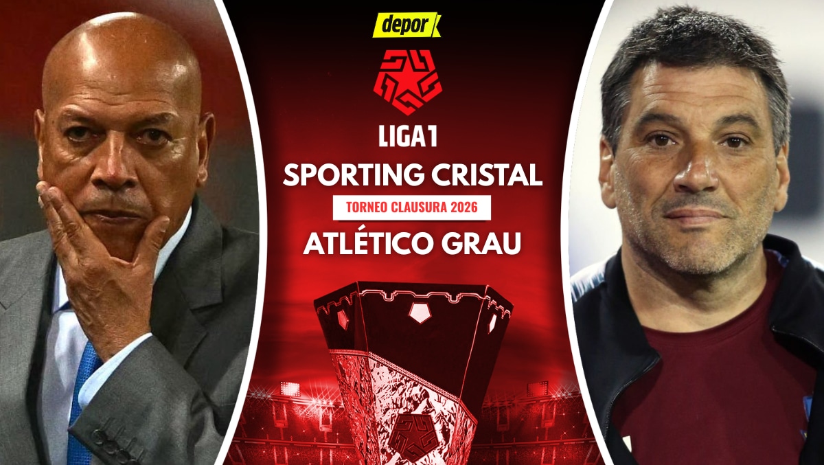 Sporting Cristal vs. Atlético Grau se enfrentan por la fecha 10 del Torneo Clausura de la Liga 1 2026. (Diseño: Depor)