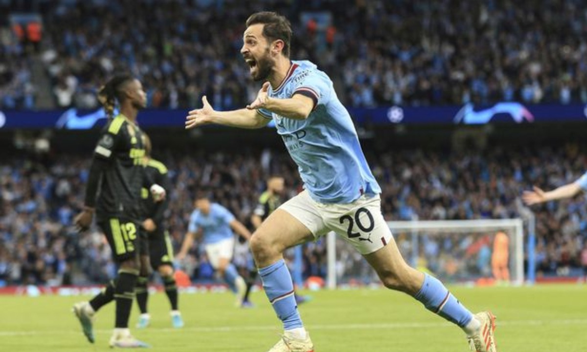 Bernardo Silva anotó un doblete en la goleada del Manchester City al Real Madrid. (Foto: Getty Images)