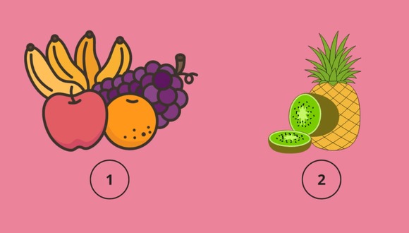Elige un grupo de frutas y descubre tu personalidad. (Foto: Tiempox)