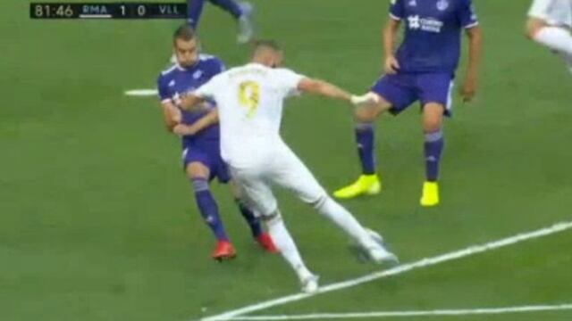 ¡Sacó las garras! Golazo de Benzema para el 1-0 del Real Madrid-Valladolid por LaLiga Santander [VIDEO]