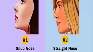 Al indicar de qué forma es tu nariz conocerás aspectos únicos de tu personalidad