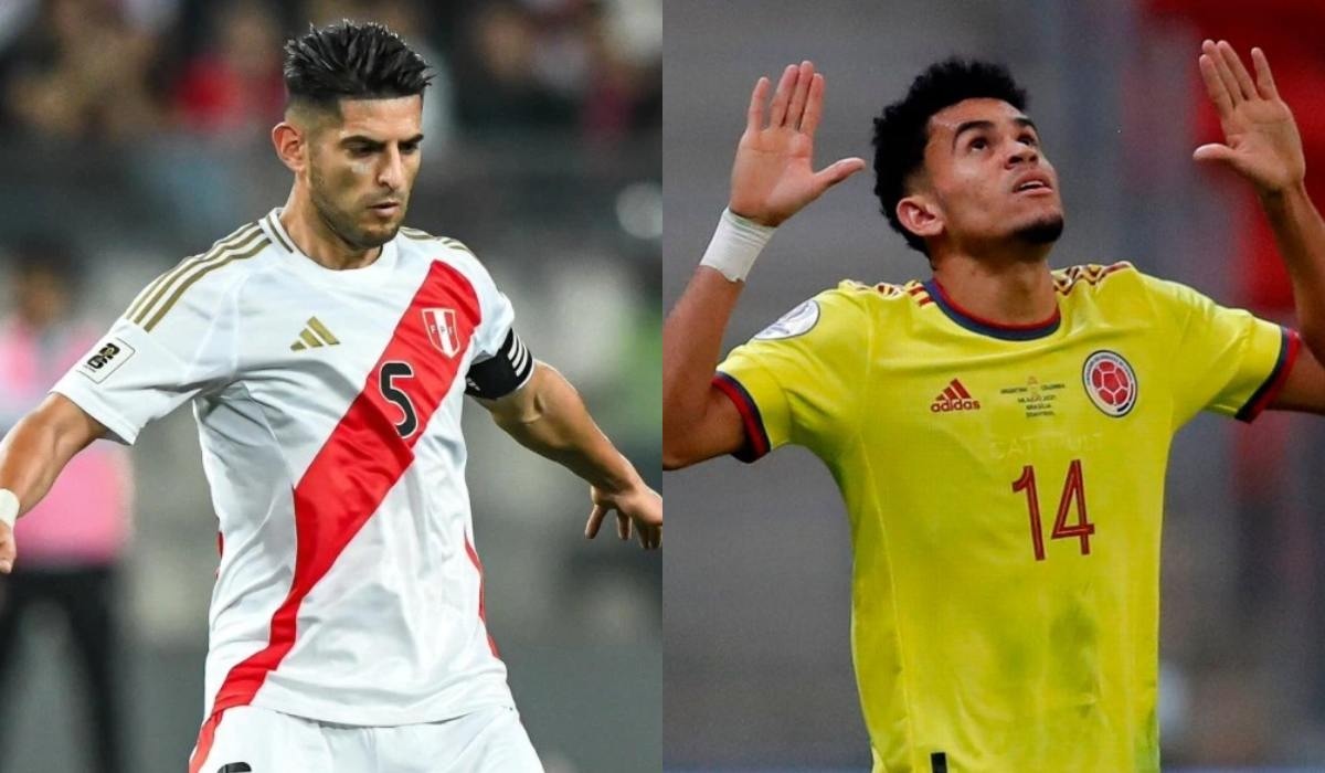 Perú vs. Colombia juegan por las Eliminatorias al Mundial 2026. (Foto: Composición)