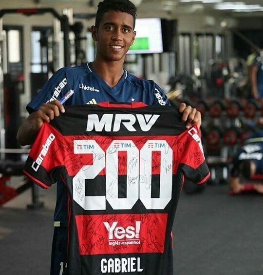 Gabriel Santana cumplió más de 200 partidos con Flamengo. (Foto: Flamengo)