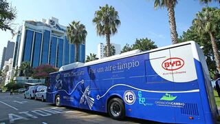 Así luce el primer bus eléctrico que recorrerá las calles de Lima