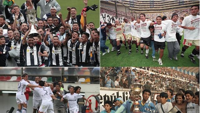 ¡Unas máquinas! Estos son los 10 campeones con mayor efectividad en el fútbol peruano