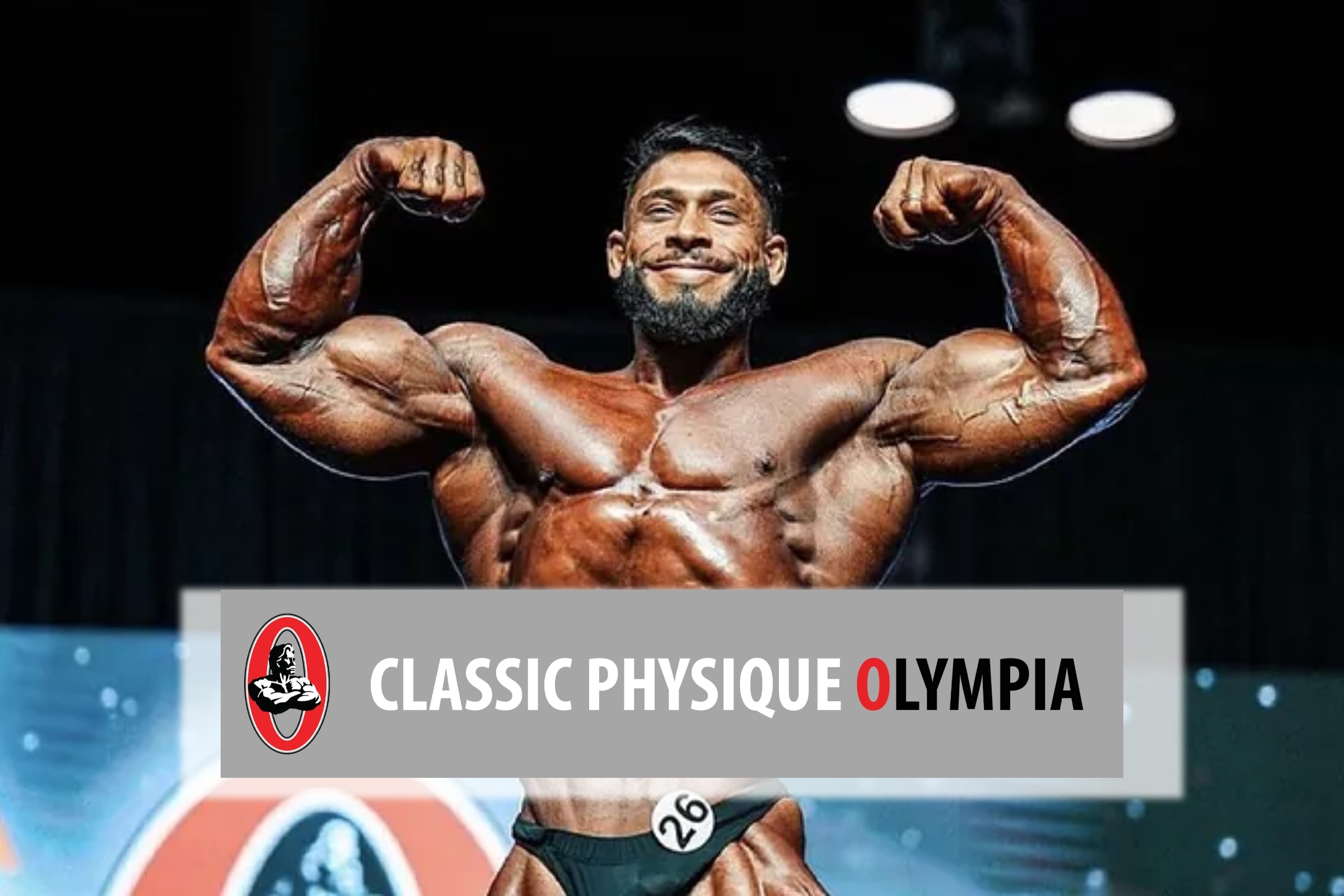 Top athletes battle on stage for the Classic Physique title at Mr. Olympia 2025, live from Las Vegas, USA. (Photo: Mr Olympia)
