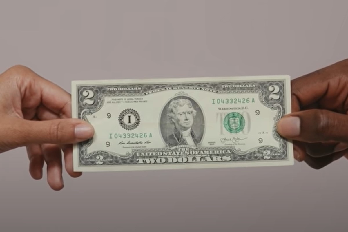 El billete de 2 dólares tiene un gran valor (Foto: Daniel Martel/YouTube)