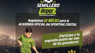 Semillero Depor: regalamos 57 becas para la Academia Oficial de Sporting Cristal