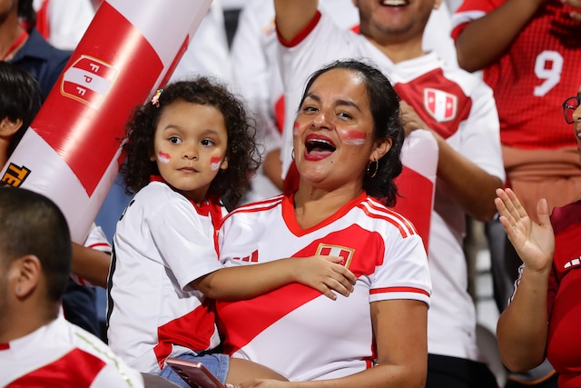 Cientos de hinchas de la Selección Peruana se congregaron en Matute para el duelo ante Nicaragua. (Foto: Jesús Saucedo / @photo.gec)