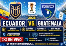 ¿A qué hora juega y qué canal transmite Ecuador vs. Guatemala EN VIVO hoy por amistoso al Mundial 2026?