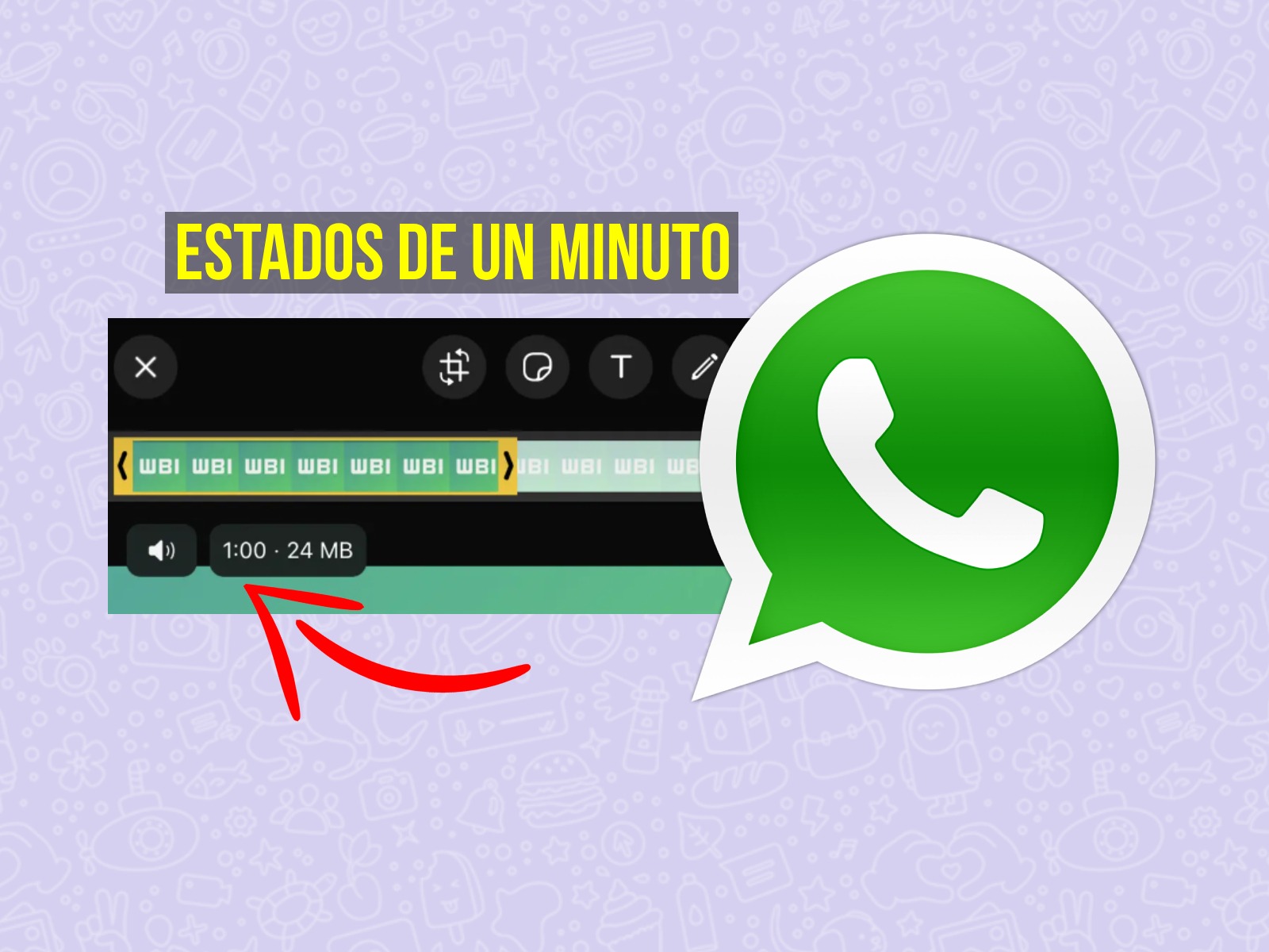 WHATSAPP | Ya será posible publicar videos que duren más de 30 segundos. (Foto: Depor / WabetaInfo)