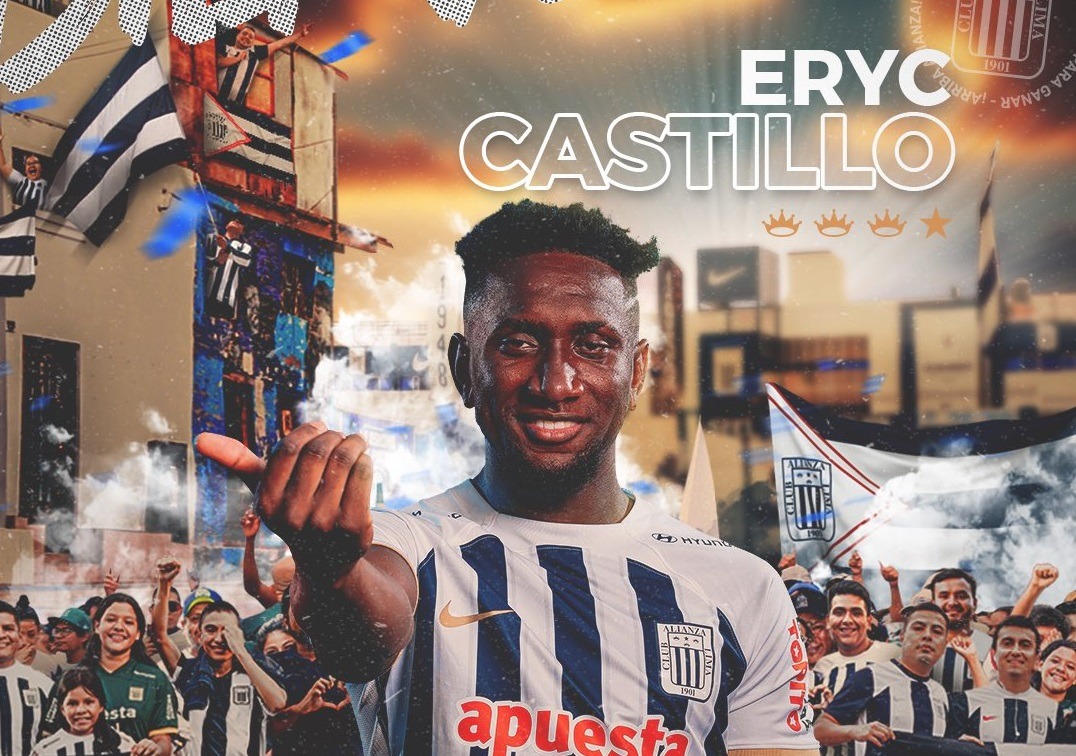 Alianza Lima confirmó el fichaje de Eryc Castillo para la temporada 2025. Mira el anuncio aquí.