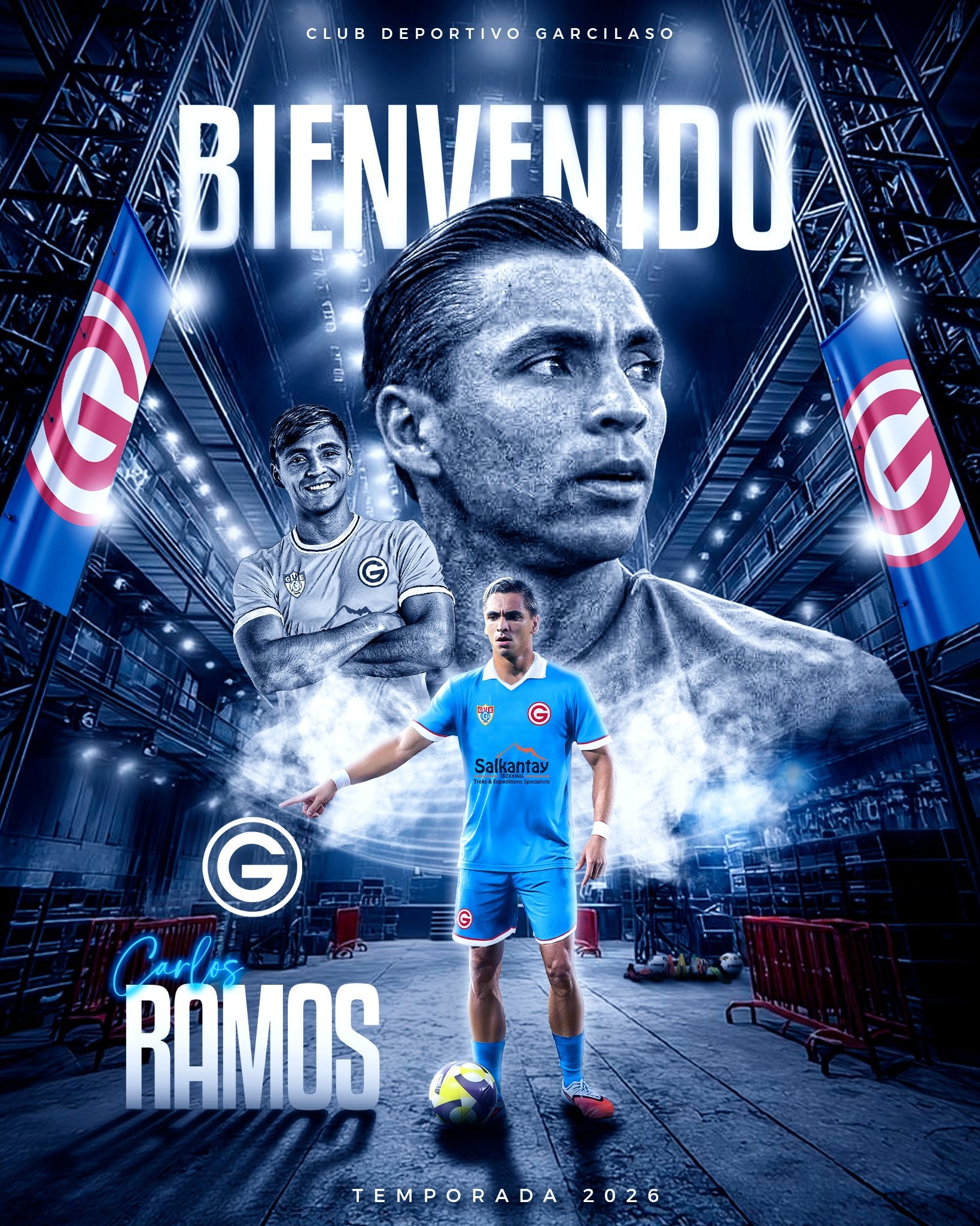 Carlos Ramos fue anunciado como nuevo delantero de Deportivo Garcilaso. (Foto: @DepGarcilaso)