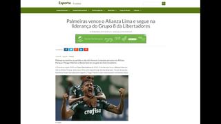 La critica de la prensa brasileña a Alianza Lima tras caer ante Palmeiras [FOTOS]