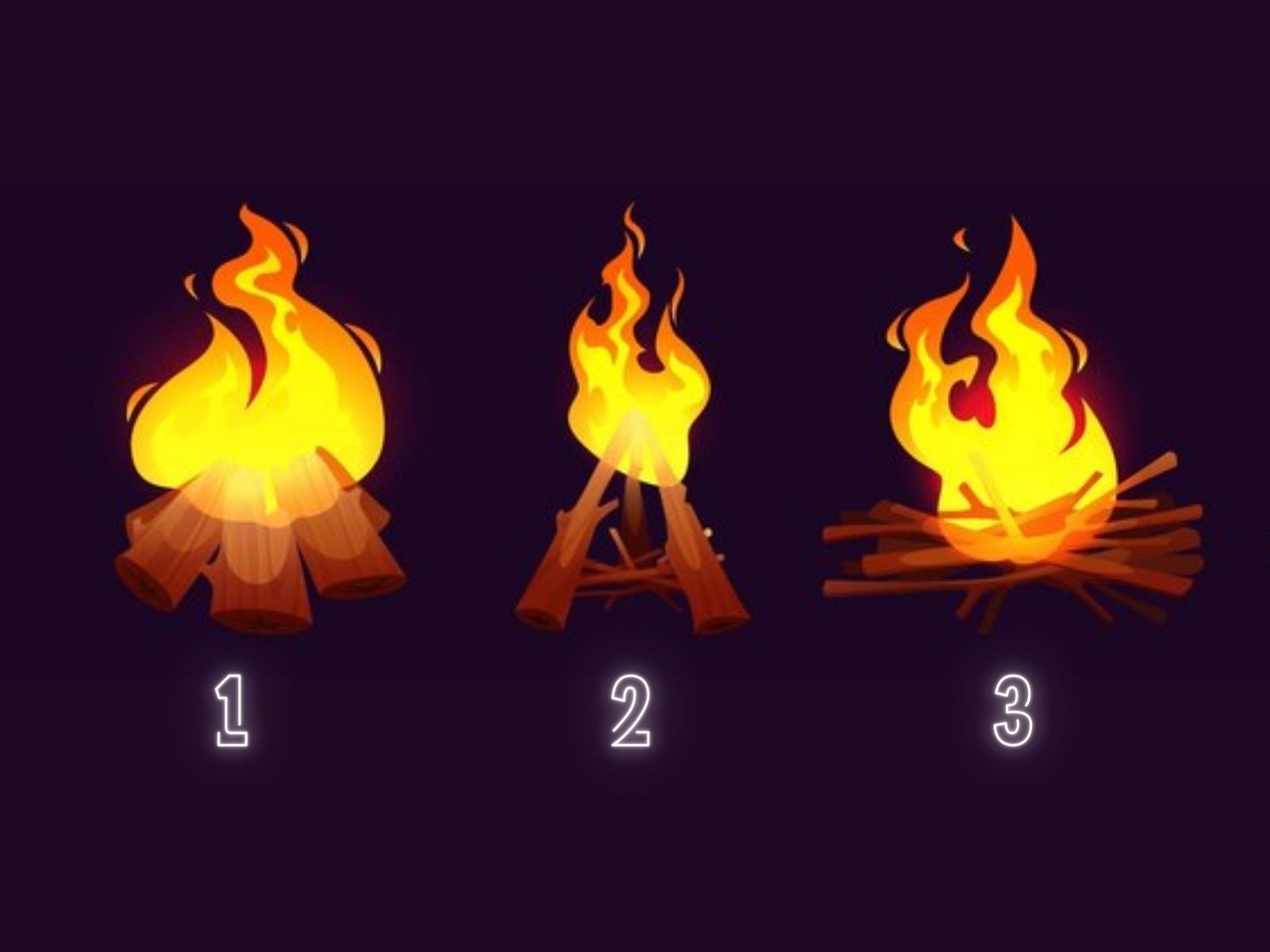 TEST VISUAL | Eligiendo una fogata, podrás conocer ese intrigante mensaje. (Foto: Composición Freepik / Depor)