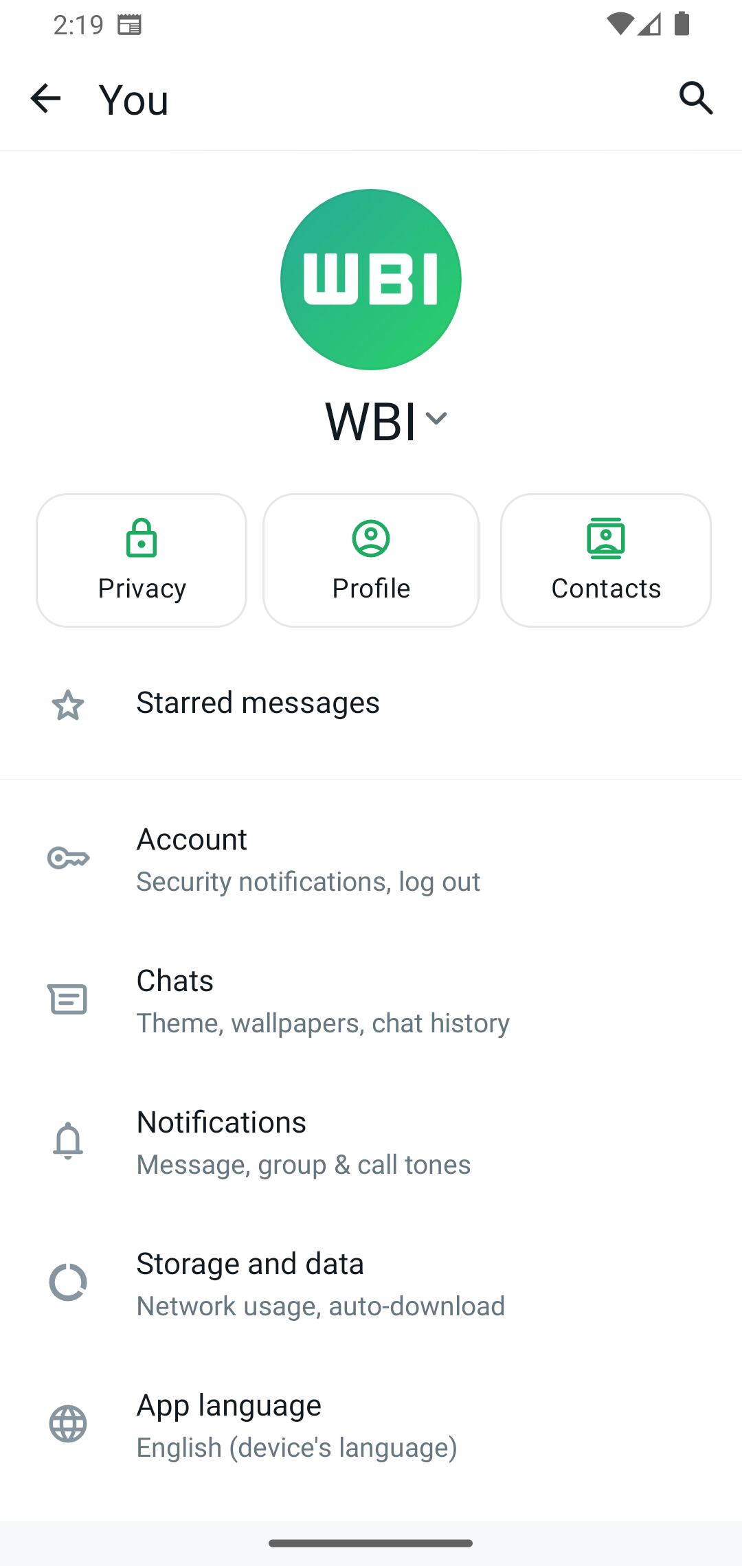 Vista previa del nuevo diseño para las configuraciones de WhatsApp en Android. (Foto: WabetaInfo)