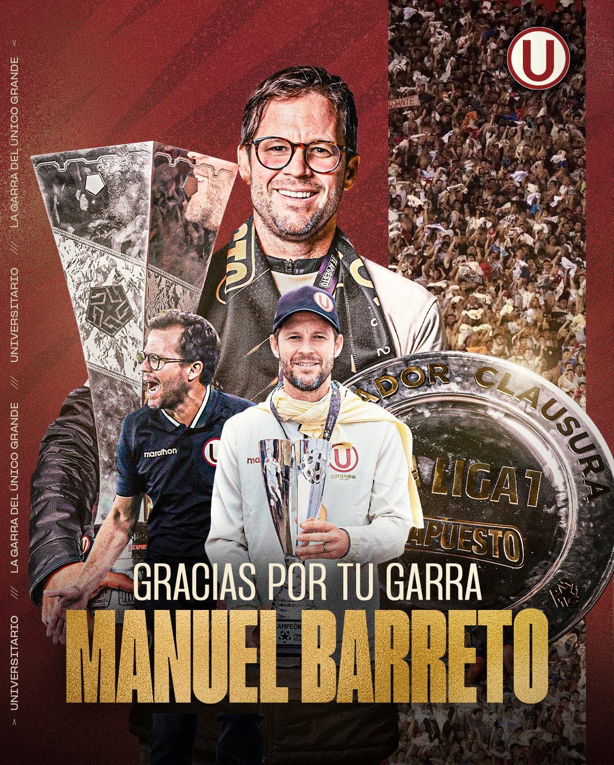 Con esta gráfica, Universitario de Deportes despidió a Manuel Barreto.