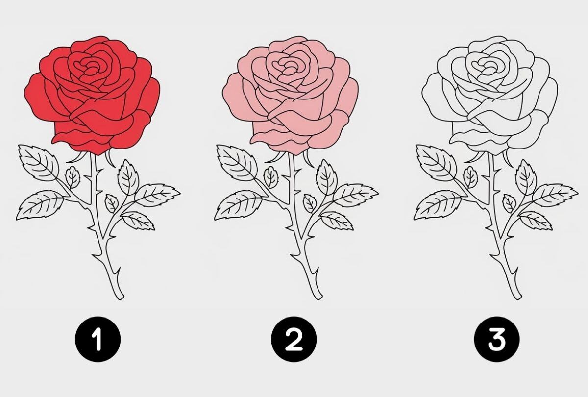 Choose a rose in this image to discover how your love life will be in 2025 (Design: Depor).
