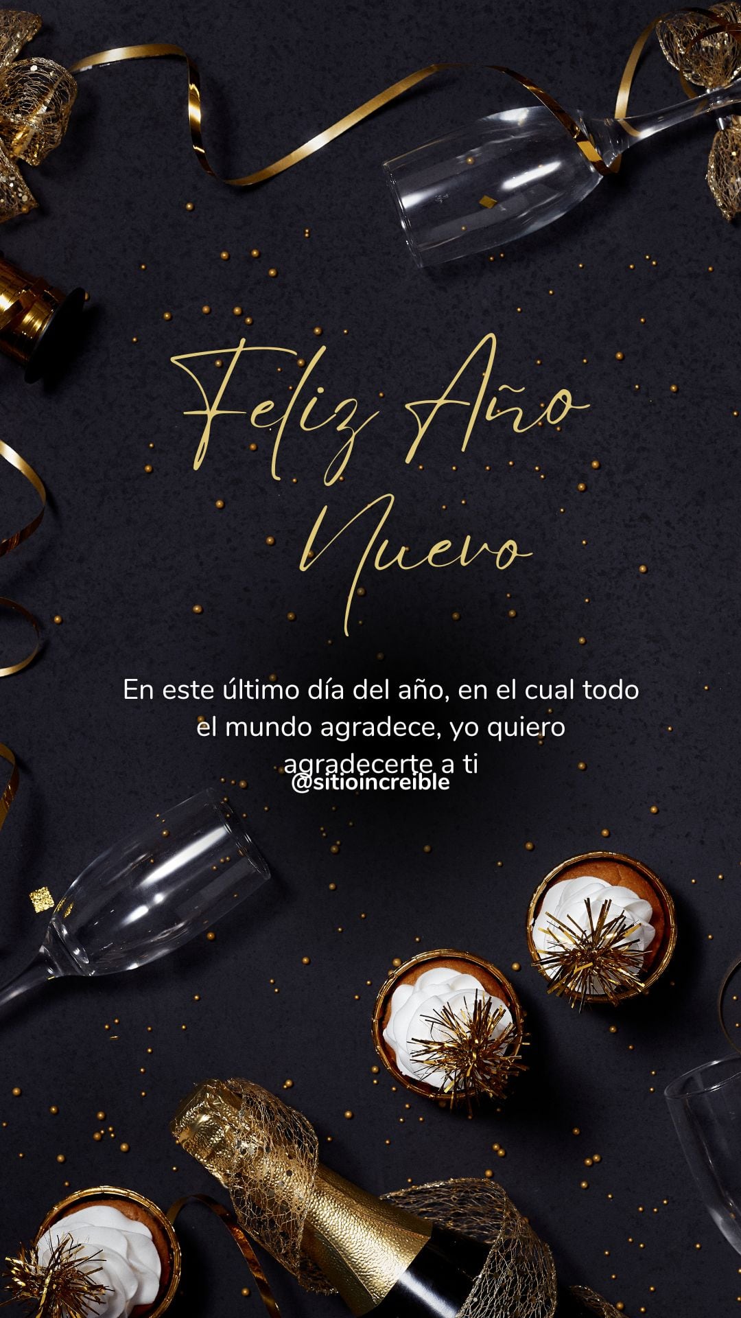 Elige una de estas 20 opciones de tarjetas para desear un ¡Feliz Año Nuevo 2026! este 31 de diciembre y 1 de enero. Compártela en todas las redes sociales. (Foto: Pinterest)