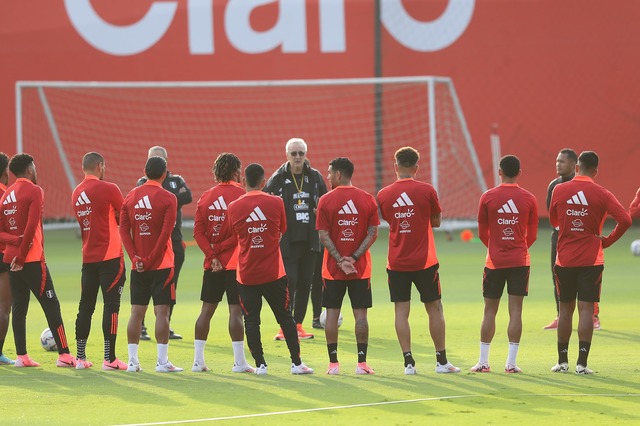 Nuevo día de trabajos en la Selección Peruana. (Foto: Jesús Saucedo / GEC)
