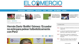 Perú vs. Ecuador: así informa la prensa norteña sobre el amistoso en el Estadio Nacional