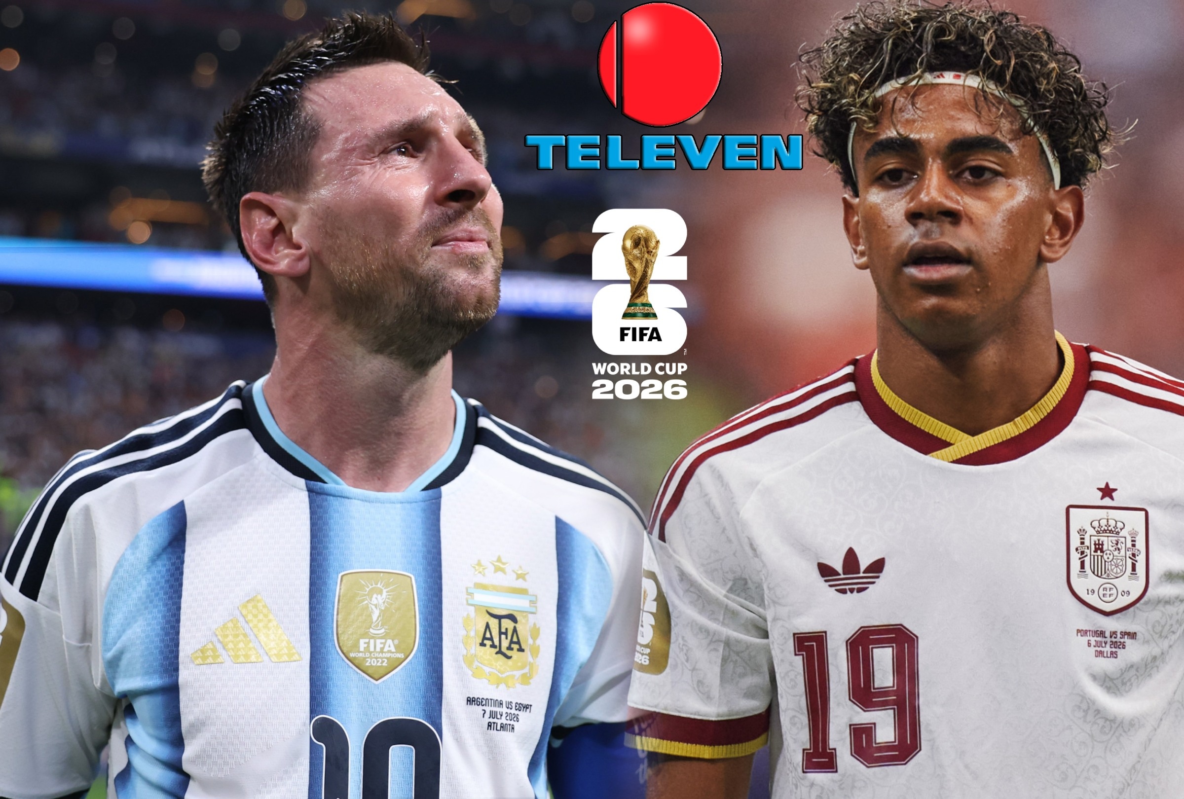 EAST RUTHERFORD, NUEVA YORK, (ESTADOS UNIDOS), 19/07/2026.- Televen transmitirá EN VIVO la final del Mundial entre España vs. Argentina hoy domingo 19 de julio desde el MetLife Stadium, Nueva York (Nueva Jersey), Estados Unidos. FOTO: X de la selección argentina y X de la selección de españa.