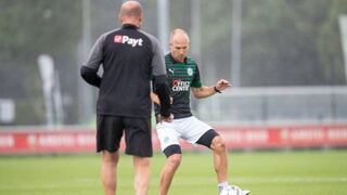 Los años no pesan: Robben aún no está listo físicamente y se perderá el primer entrenamiento grupal del Groningen
