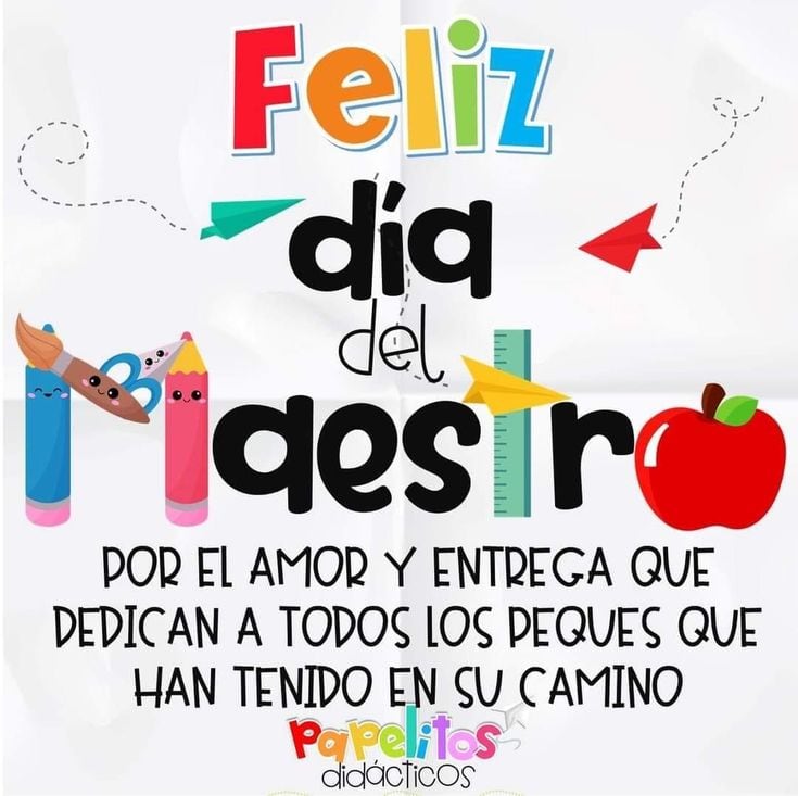 Imágenes por el Día del Maestro (Foto: internet)