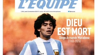 “Dios está muerto”: las portadas en el mundo por la muerte de Diego Armando Maradona [FOTOS]
