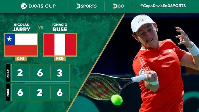 En febrero de 2024, Buse venció al chileno Nicolás Jarry por Copa Davis firmando su mejor triunfo en este torneo. (Foto: Copa Davis)