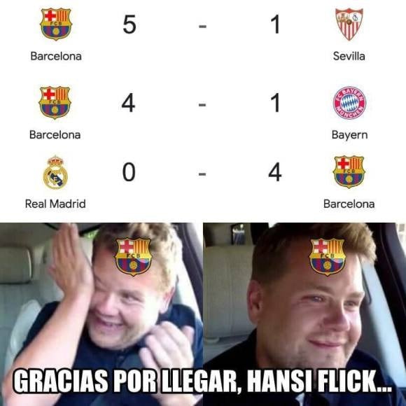 Los mejores memes del partido de Barcelona vs. Real Madrid. (Foto: X)