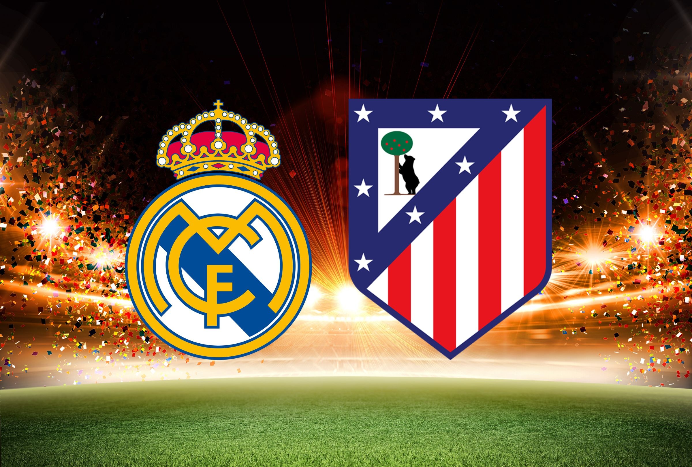 Revisa esta nota para que sepas a qué hora juega y qué canal transmite Real Madrid vs. Atlético Madrid EN VIVO. (Foto: Composición Depor)