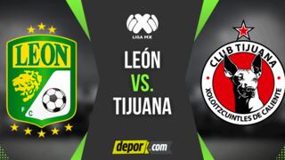 ¿A qué hora juegan León vs. Tijuana por la Liga MX? Horarios y canales para ver partido mexicano