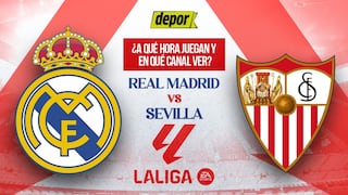 A qué hora juega Real Madrid vs. Sevilla y qué canales lo pasan hoy