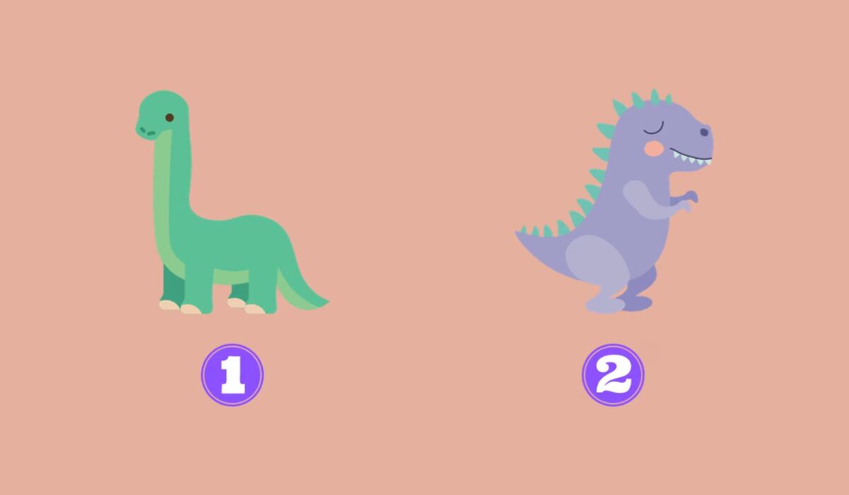 Test de personalidad: elige a uno de los dinosaurios de la imagen. (Foto: TiempoX)