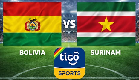 👕 VER TiGo Sports EN VIVO | Transmisión del Bolivia vs. Surinam por TV online