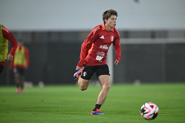 La Selección Peruana entrena en Videna, previo a los duelos ante Colombia y Ecuador por Eliminatorias al Mundial 2026. (Foto: FPF)