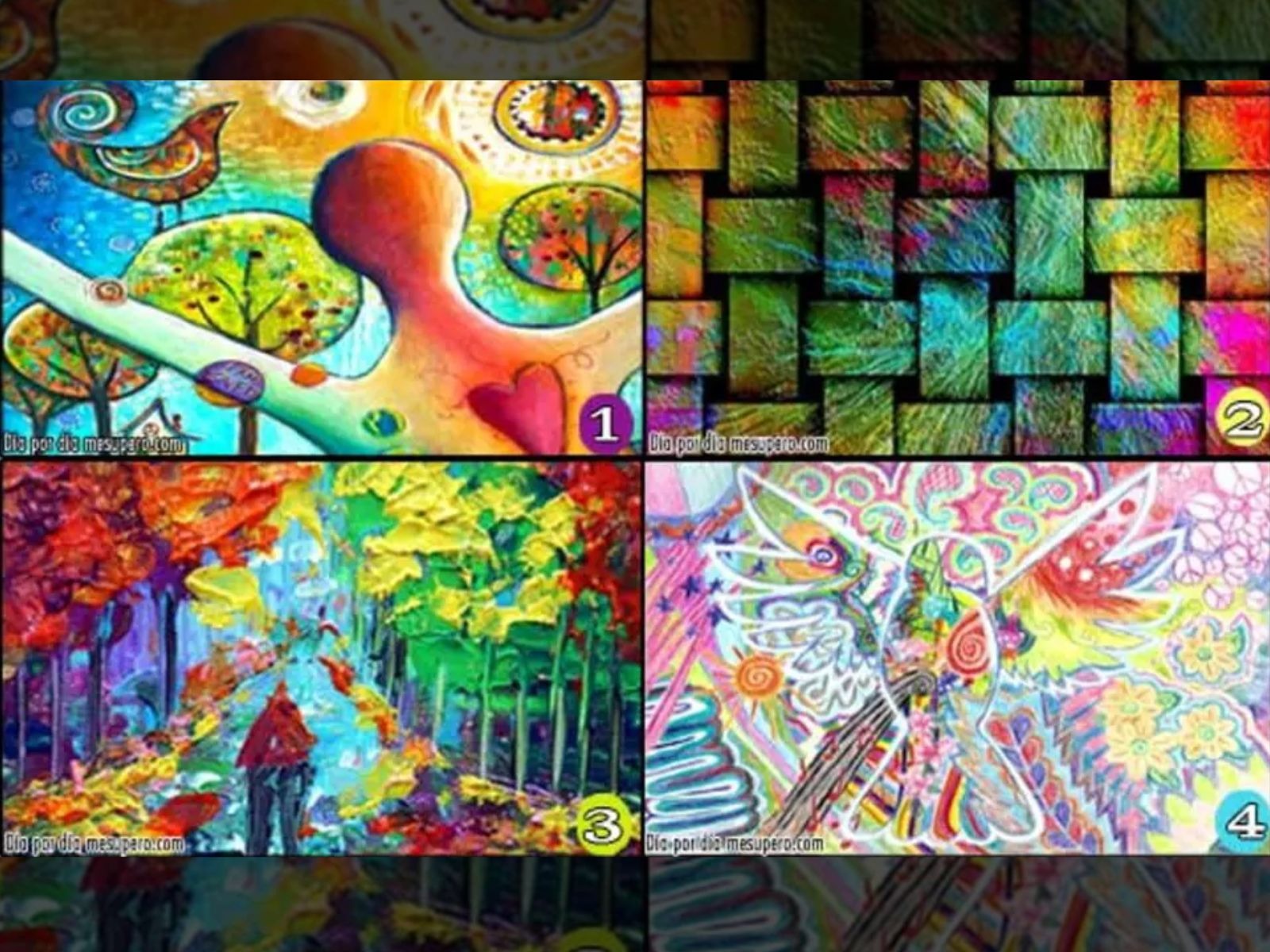 TEST VISUAL | ¿En cuál de estas figuras ves reflejada tu ausencia? (Foto: Namastest)