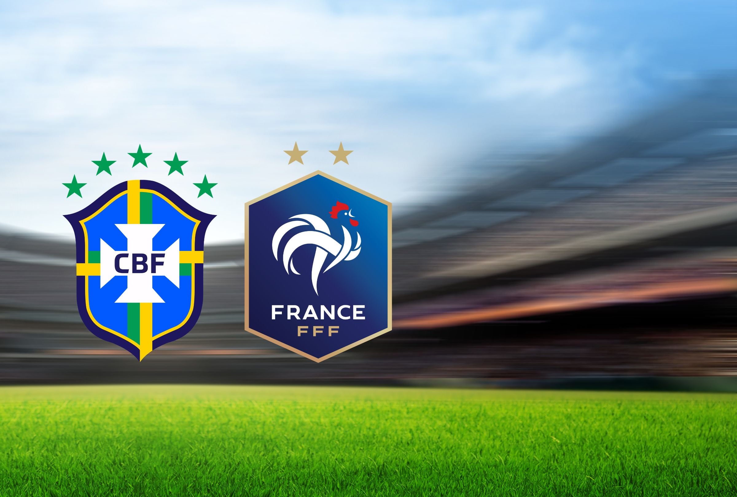 El Brasil - Francia por un amistoso previo a la Copa Mundial FIFA 2026 es uno de los partidos más atractivos del jueves 26 de marzo. (Foto: Composición Depor)