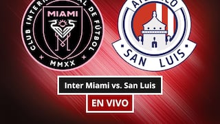 ¿A qué hora juega y qué canal transmite Inter Miami vs. San Luis por la Leagues Cup 2026 en Estados Unidos y México?