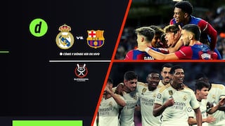 Real Madrid vs Barcelona: fecha, hora y canales de TV para ver la final de la Supercopa de España