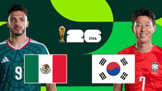 México vs. Corea del Sur: horario, TV y dónde ver el Mundial de Fútbol 2026