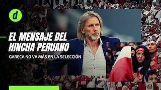 Ricardo Gareca no sigue en la selección peruana: el mensaje de despedida del hincha ‘blanquirrojo’