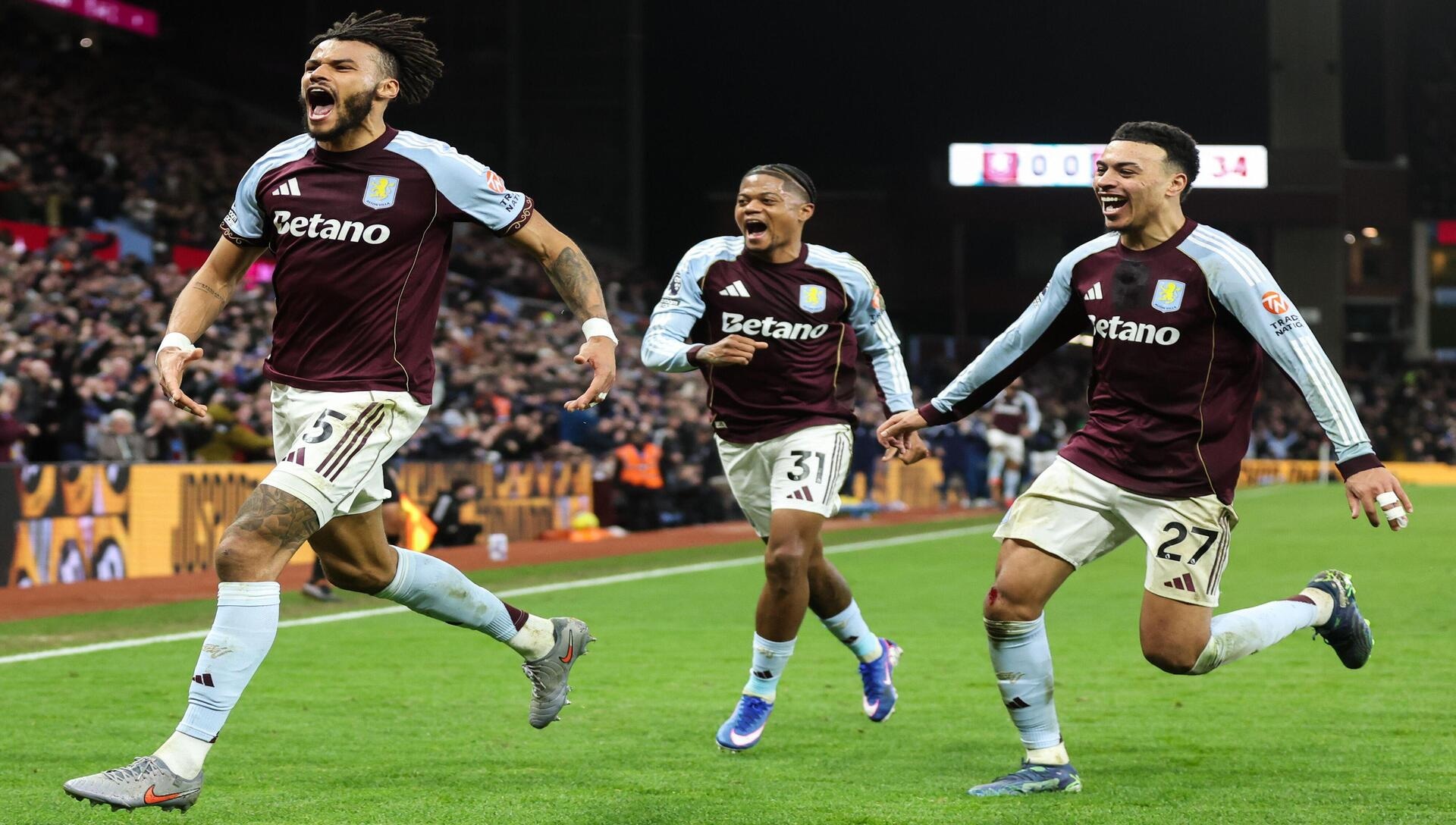 Los Villanos buscarán extender su buen momento en el partido Aston Villa vs Newcastle (Crédito: Alamy Stock Photo).