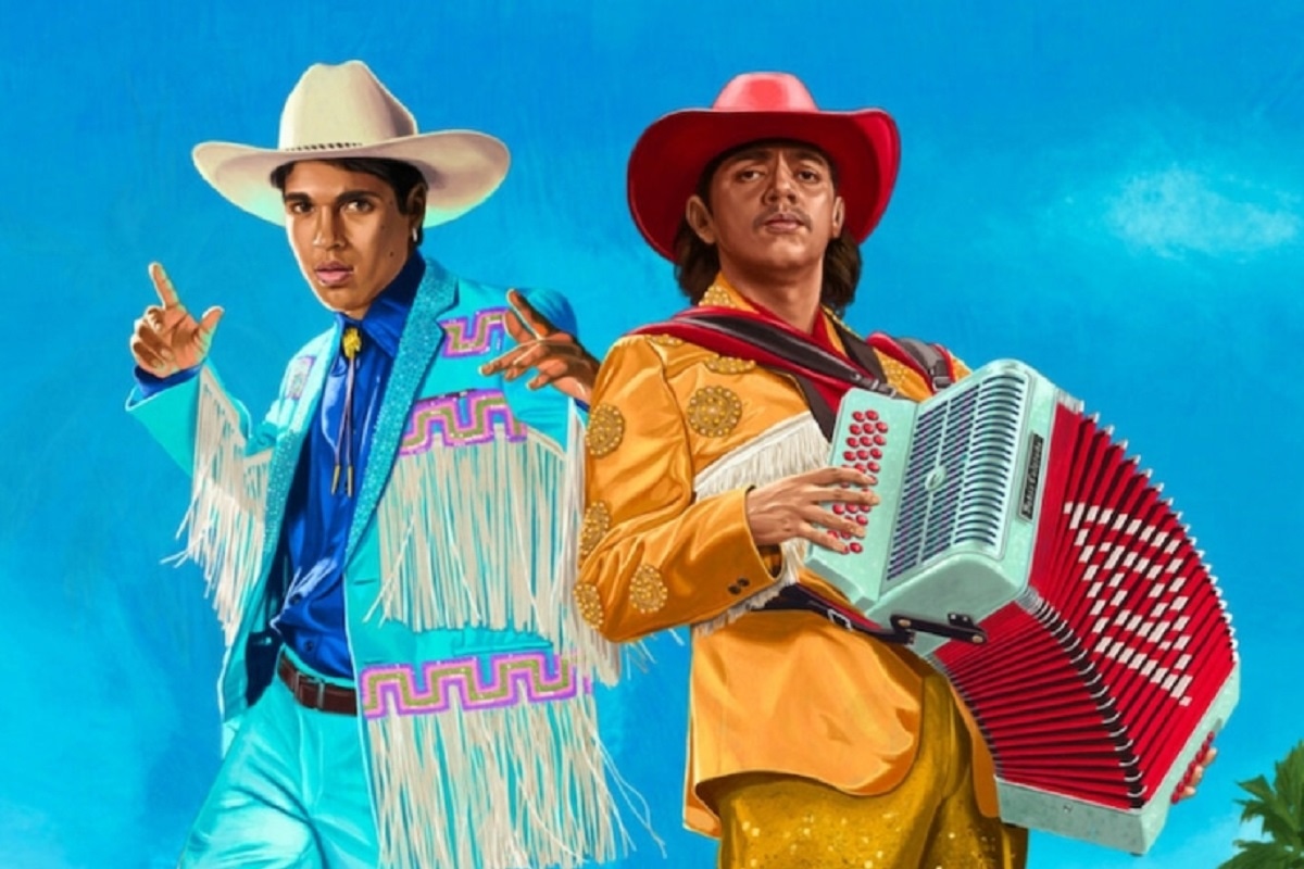 Benny Emmanuel y Harold Azuara en la película mexicana "Los (casi) Idolos de Bahia Colorada" (Foto: Netflix)