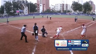 ¡Abby se lució! Peruana realizó unas de las mejores jugadas en el Panamericano Femenino Sub 17 de Sóftbol [VIDEO]