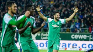 Claudio Pizarro: Werder Bremen empató 3-3 con Hertha Berlín por Bundesliga