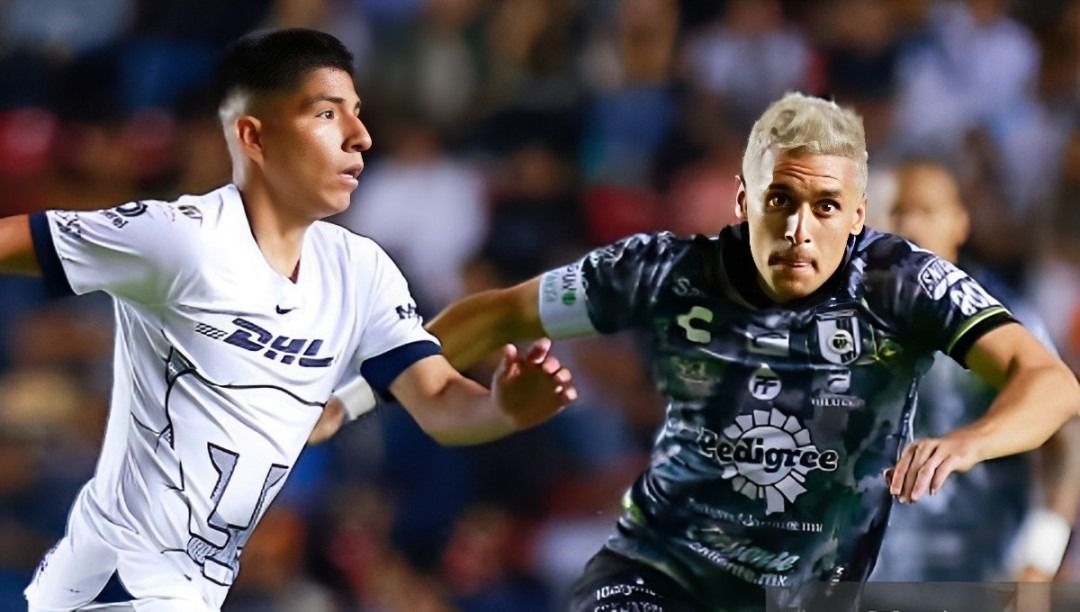 Piero Quispe registra un gol con Pumas UNAM en la temporada 2024. (Foto: Getty Images)